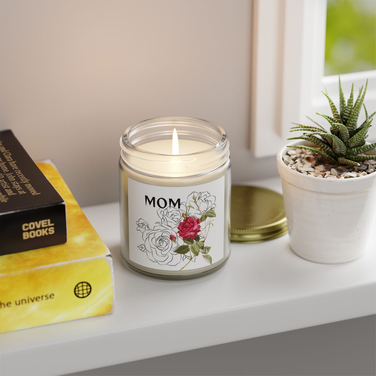 Mom Specialty Candle– Coconut Apricot Wax (4oz & 9oz)