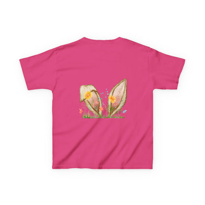 Bunny Ears and Flowers Graphic Tee - Perfect for Spring Celebrations
