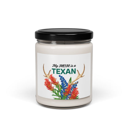 Texas MOM Scented Soy Candle - Perfect Gift for Mother's Day or Texas Lovers