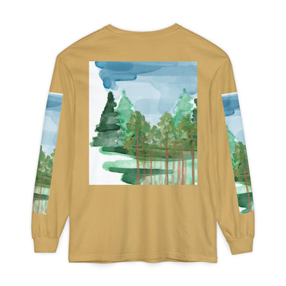 Dad Time Long Sleeve Tee — Father & Kids Nature Camp Shirt