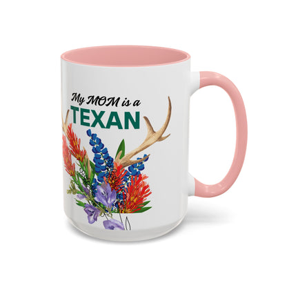 Texas MOM Coffee Mug - 11oz & 15oz Accent Cups