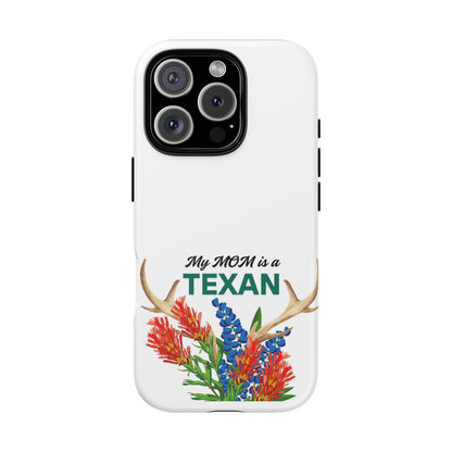 Texas MOM Phone Case - Tough & Stylish Floral Design