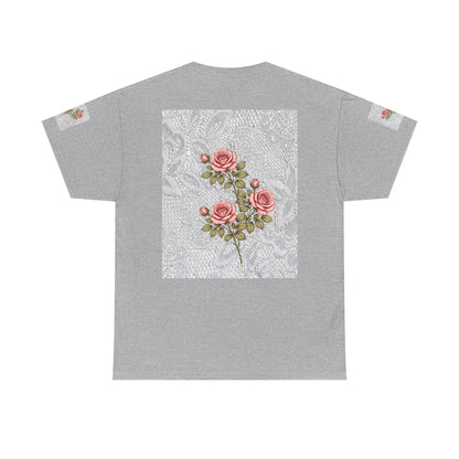 Shabby Chic Rose Floral T-Shirt