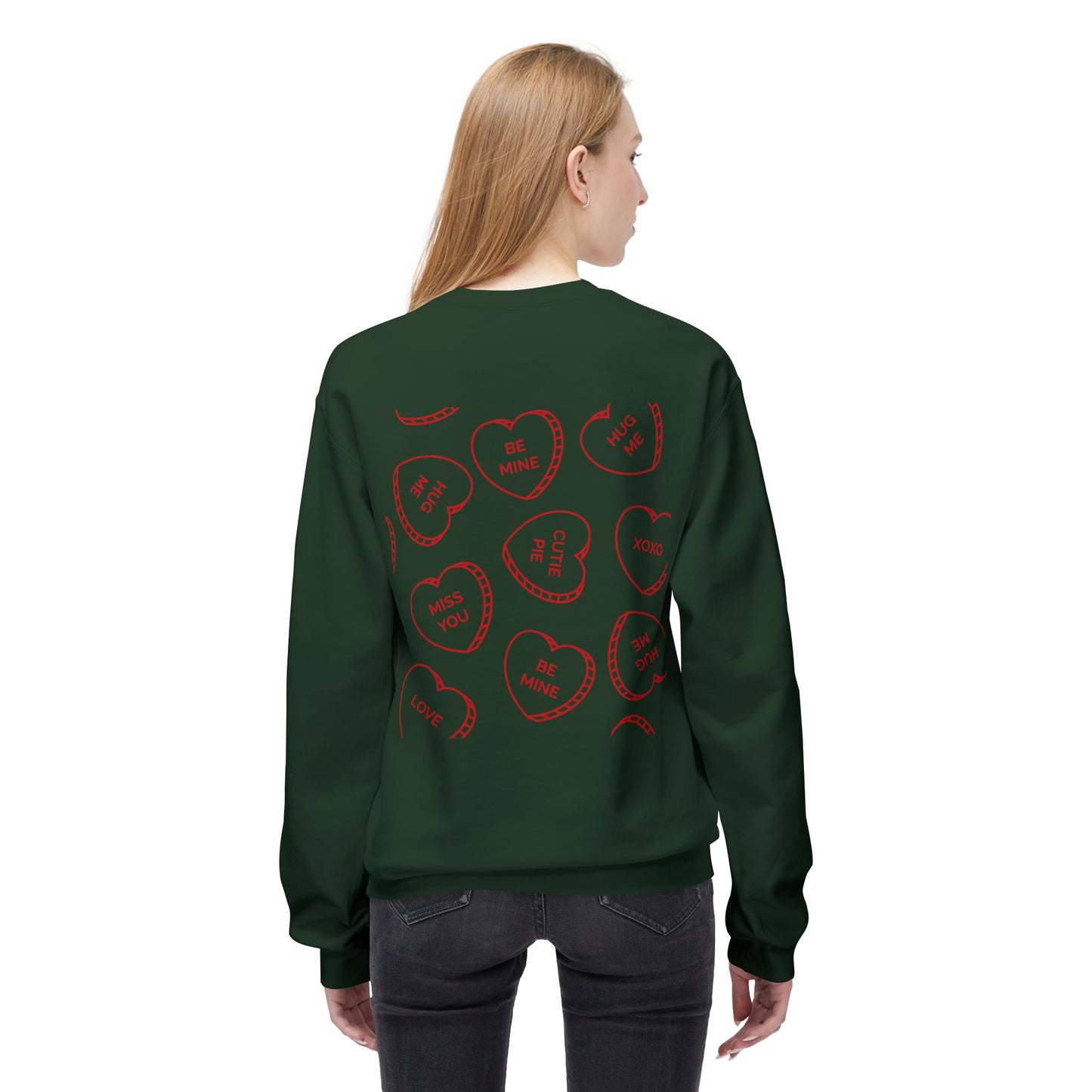 Love You Unisex Midweight Softstyle Fleece Crewneck Sweatshirt