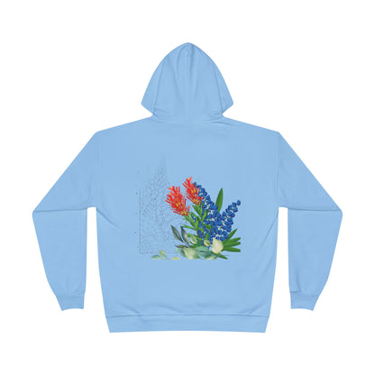 Love Happens Eco-Friendly Hoodie - Floral Design for Nature Lovers