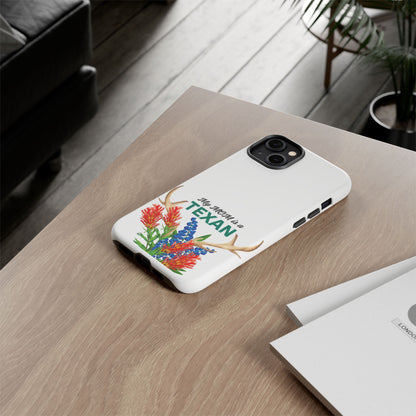 Texas MOM Phone Case - Tough & Stylish Floral Design