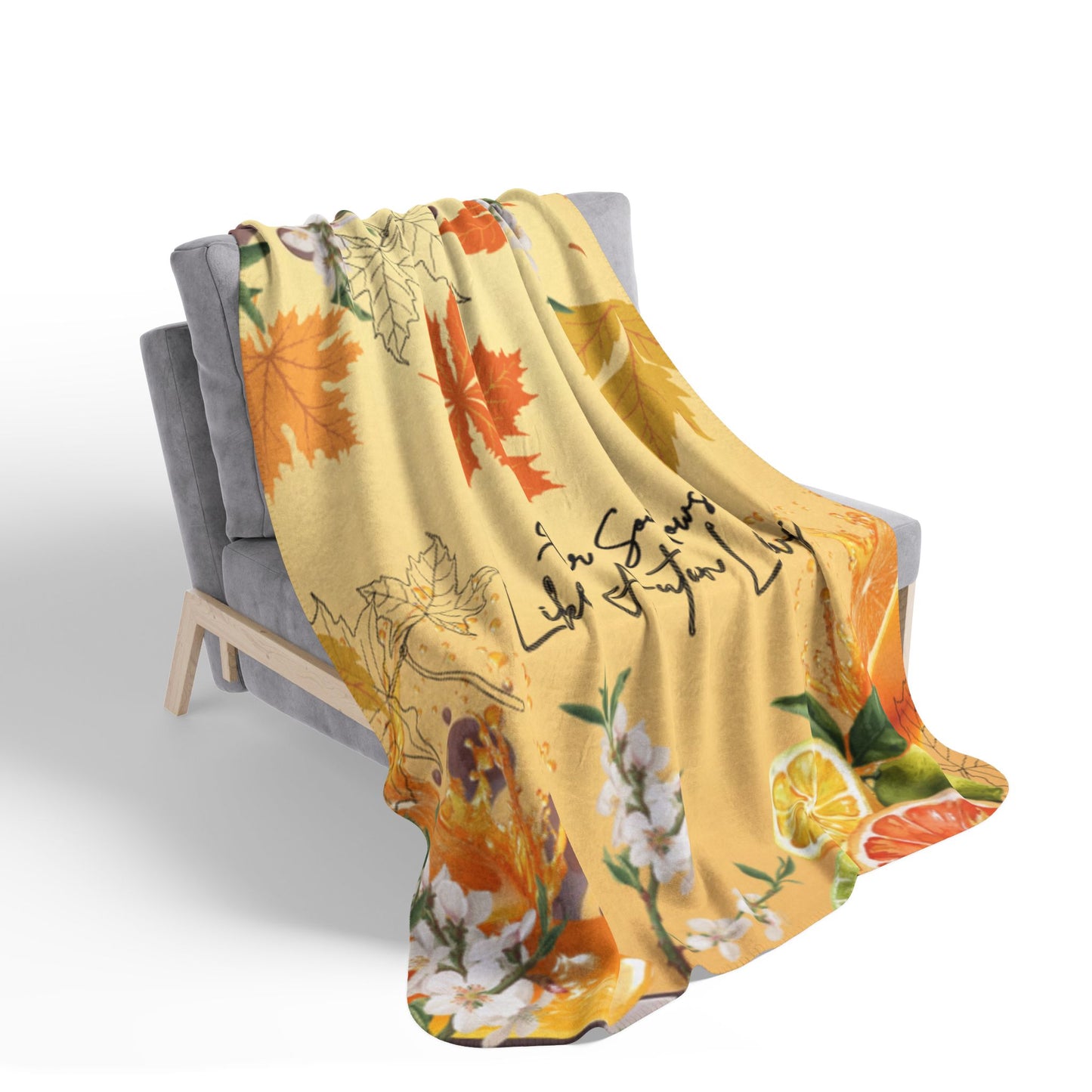 Whispering Maple Plush Throw for Women