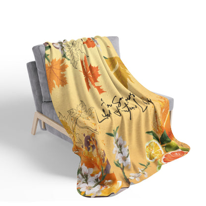 Whispering Maple Plush Throw for Women
