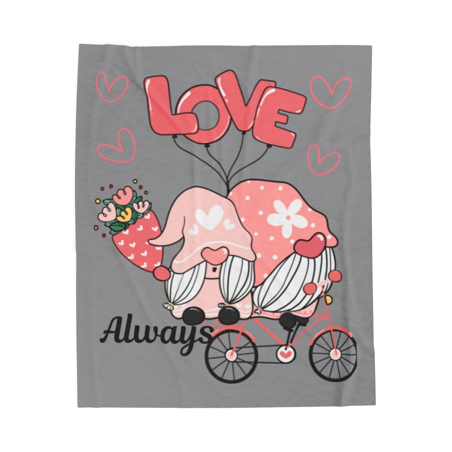 Love Always Velveteen Plush Blanket