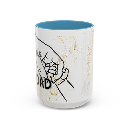 Thanks Dad Accent Coffee Mug — 'Thanks Dad' Father's Day Gift