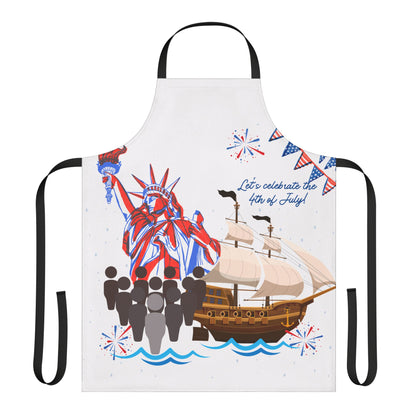 4th of July Apron for July 4th, BBQ, Family Gatherings, Holiday Celebrations, Cooking Lovers