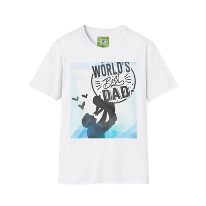 World's Best Dad T-Shirt — Dad & Child Silhouette Father’s Day Tee