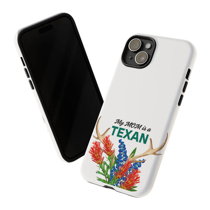 Texas MOM Phone Case - Tough & Stylish Floral Design