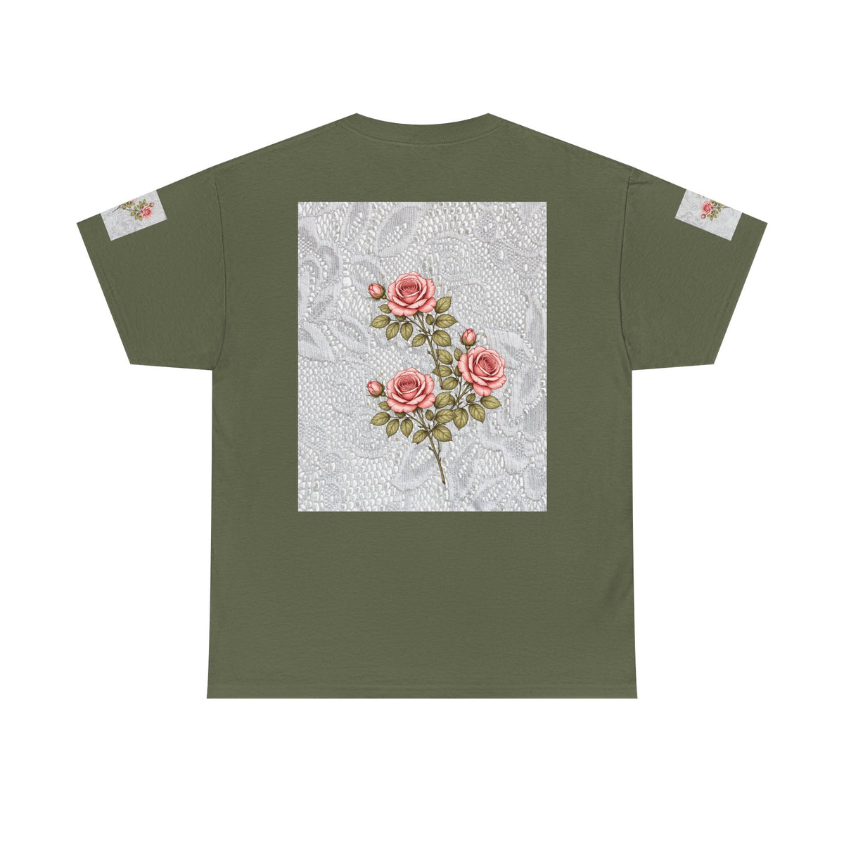Shabby Chic Rose Floral T-Shirt