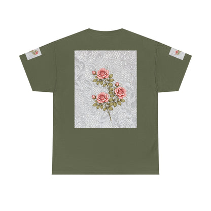 Shabby Chic Rose Floral T-Shirt