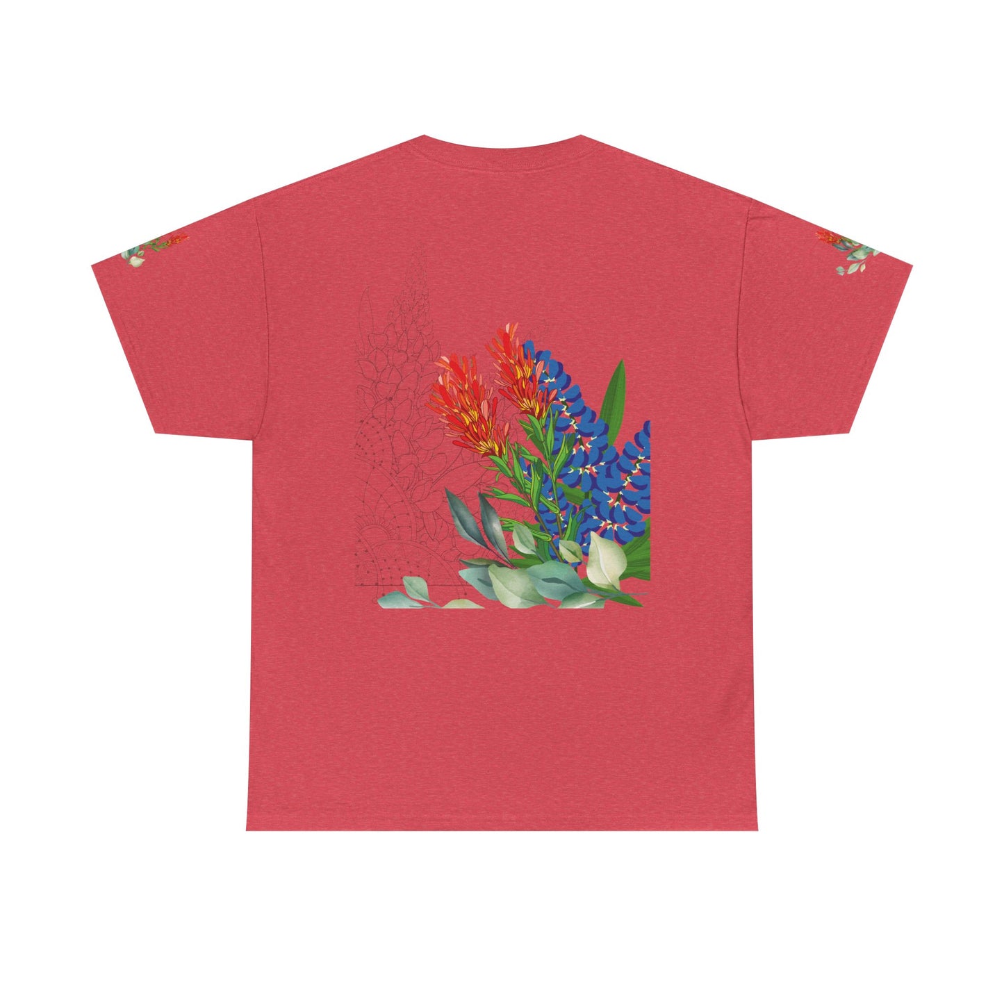 Floral Love Happens Unisex Heavy Cotton Tee