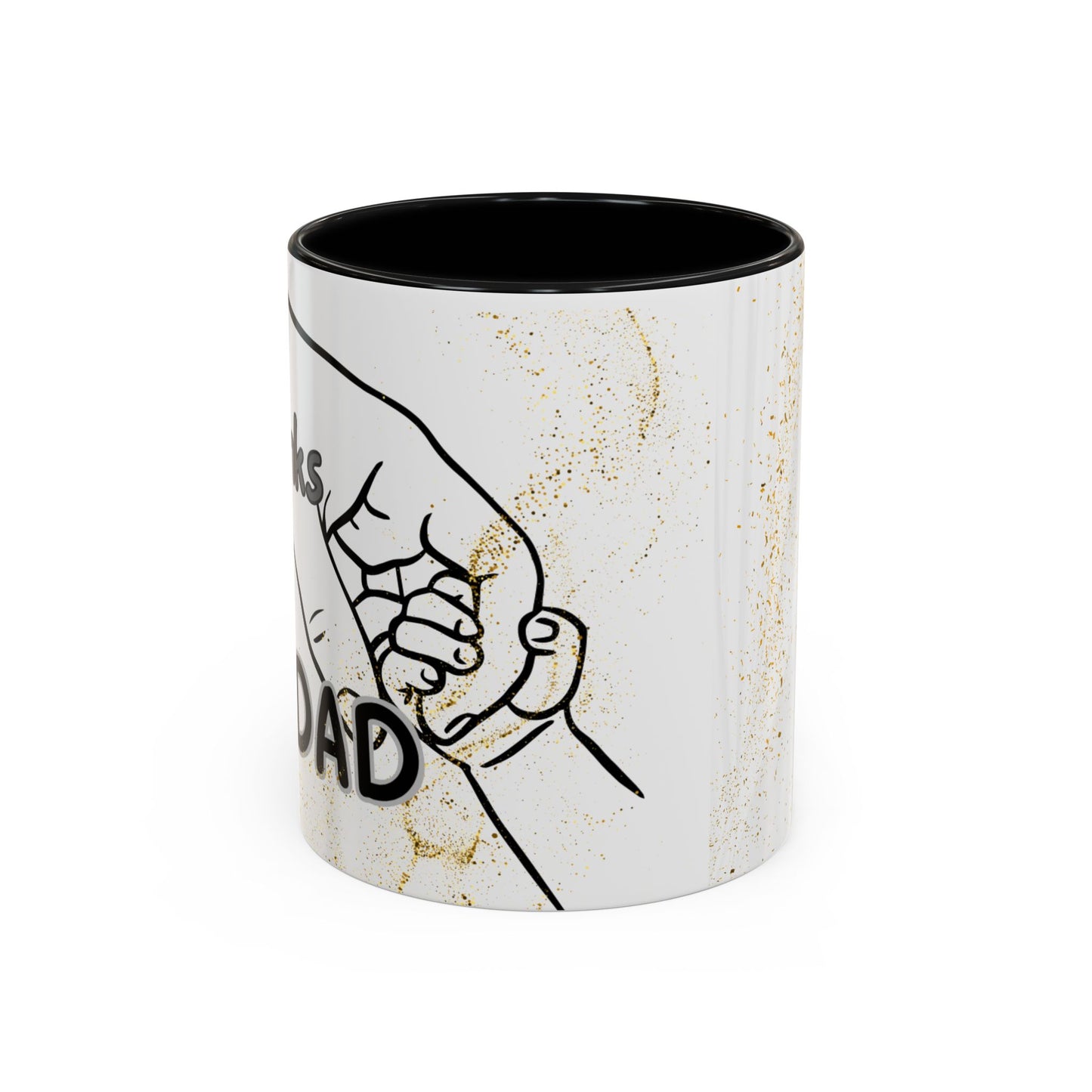 Thanks Dad Accent Coffee Mug — 'Thanks Dad' Father's Day Gift