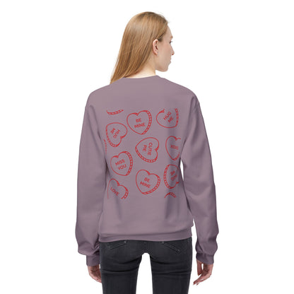 Love You Unisex Midweight Softstyle Fleece Crewneck Sweatshirt