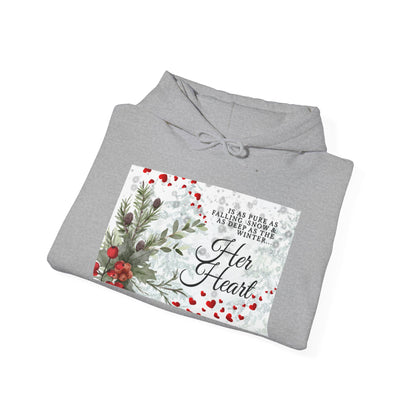 'Her Heart' Floral Winter Holiday Pullover