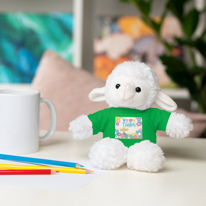 Happy Easter Stuffed Animal with T-Shirt