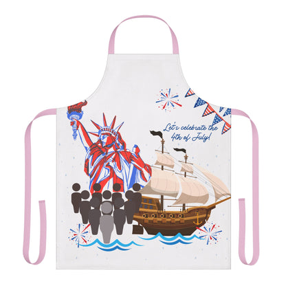 4th of July Apron for July 4th, BBQ, Family Gatherings, Holiday Celebrations, Cooking Lovers