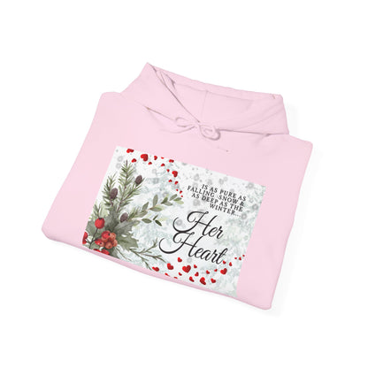 'Her Heart' Floral Winter Holiday Pullover