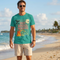 T-Shirt — "Hot Ghoul Summer" Retro Halloween Skeleton Tee