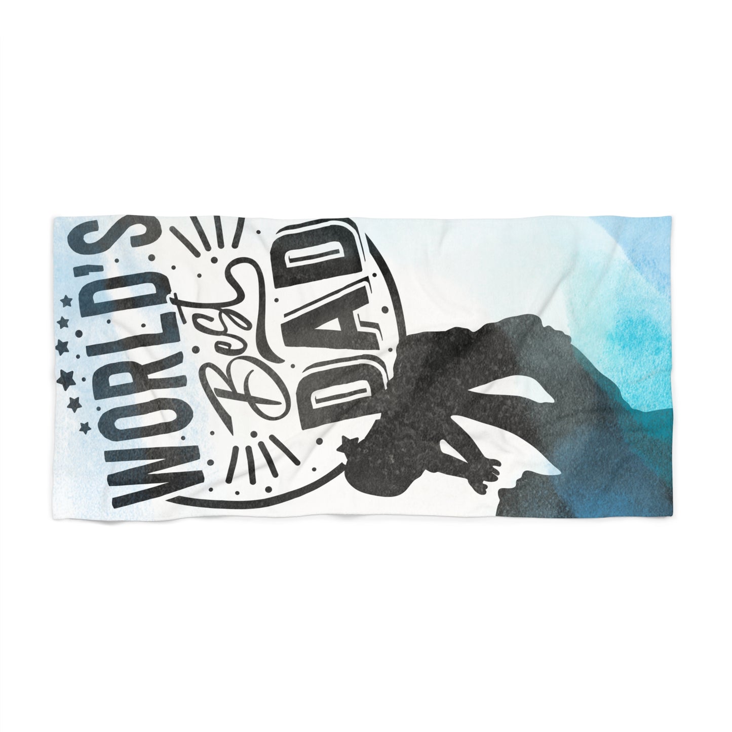 World's Best Dad Beach Towel — Father's Day Beach Towel Gift