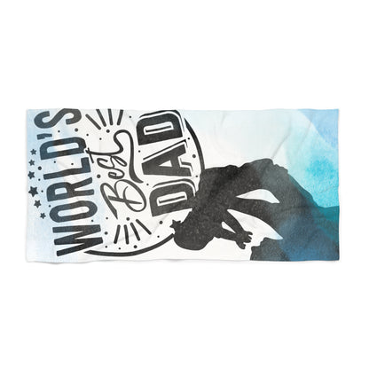 World's Best Dad Beach Towel — Father's Day Beach Towel Gift