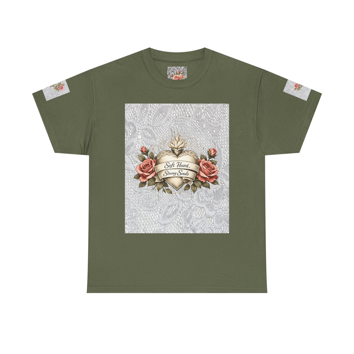 Shabby Chic Rose Floral T-Shirt