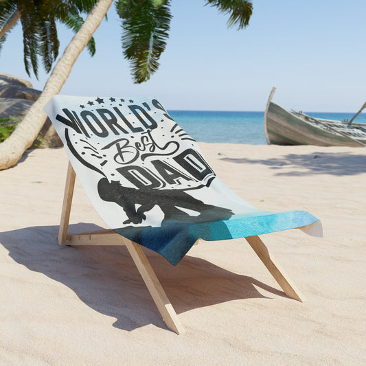 World's Best Dad Beach Towel — Father's Day Beach Towel Gift