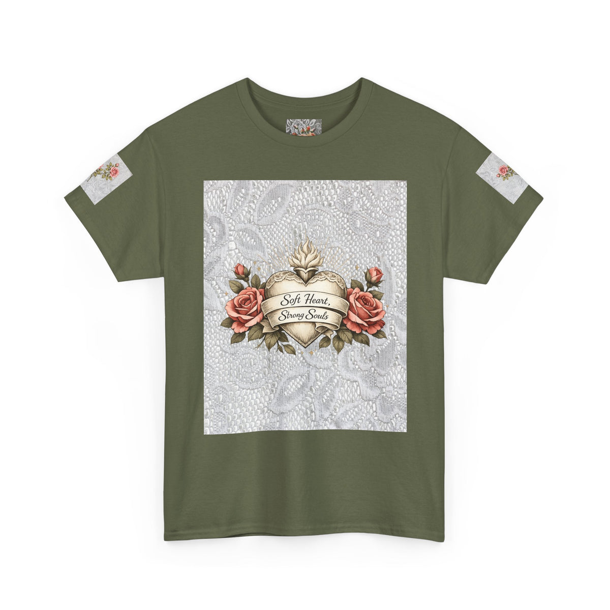 Shabby Chic Rose Floral T-Shirt