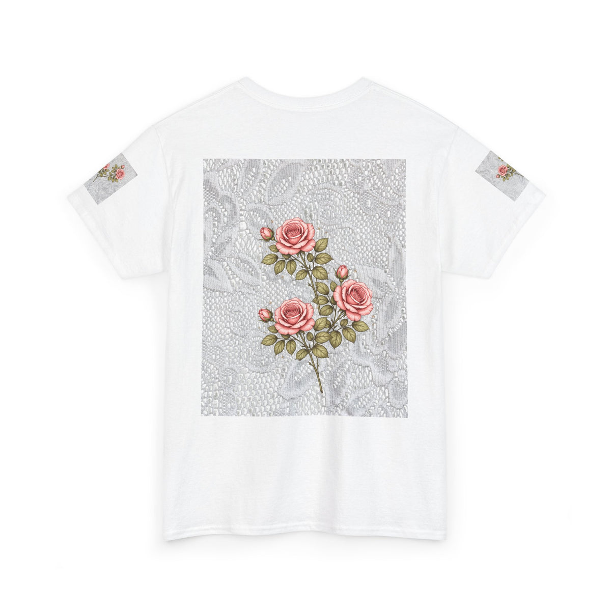Shabby Chic Rose Floral T-Shirt