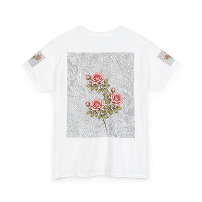 Shabby Chic Rose Floral T-Shirt