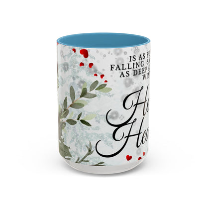 Mug — 'Her Heart' Inspirational Winter Coffee Mug (Accent, 11/15oz)