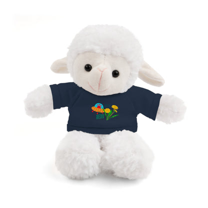 MOM is my Hero Stuffed Animal Tee Bear - Perfect Gift for Kids & Celebrations