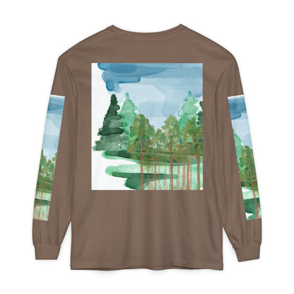 Dad Time Long Sleeve Tee — Father & Kids Nature Camp Shirt