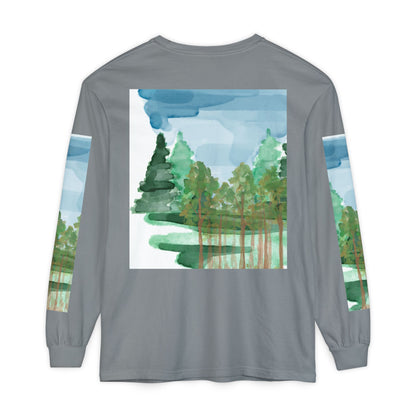 Dad Time Long Sleeve Tee — Father & Kids Nature Camp Shirt