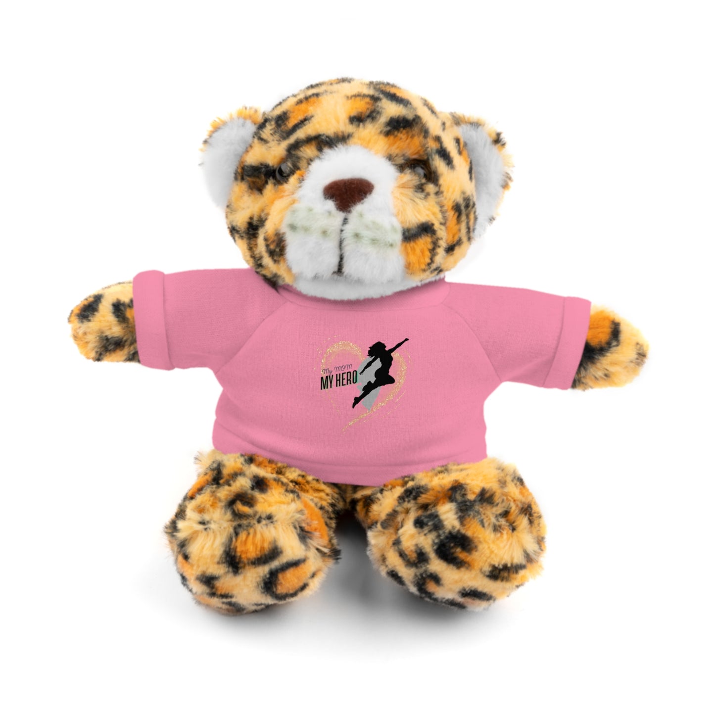 Hero MOM Stuffed Animal with T-Shirt – Customizable Gift for Kids & Collectors
