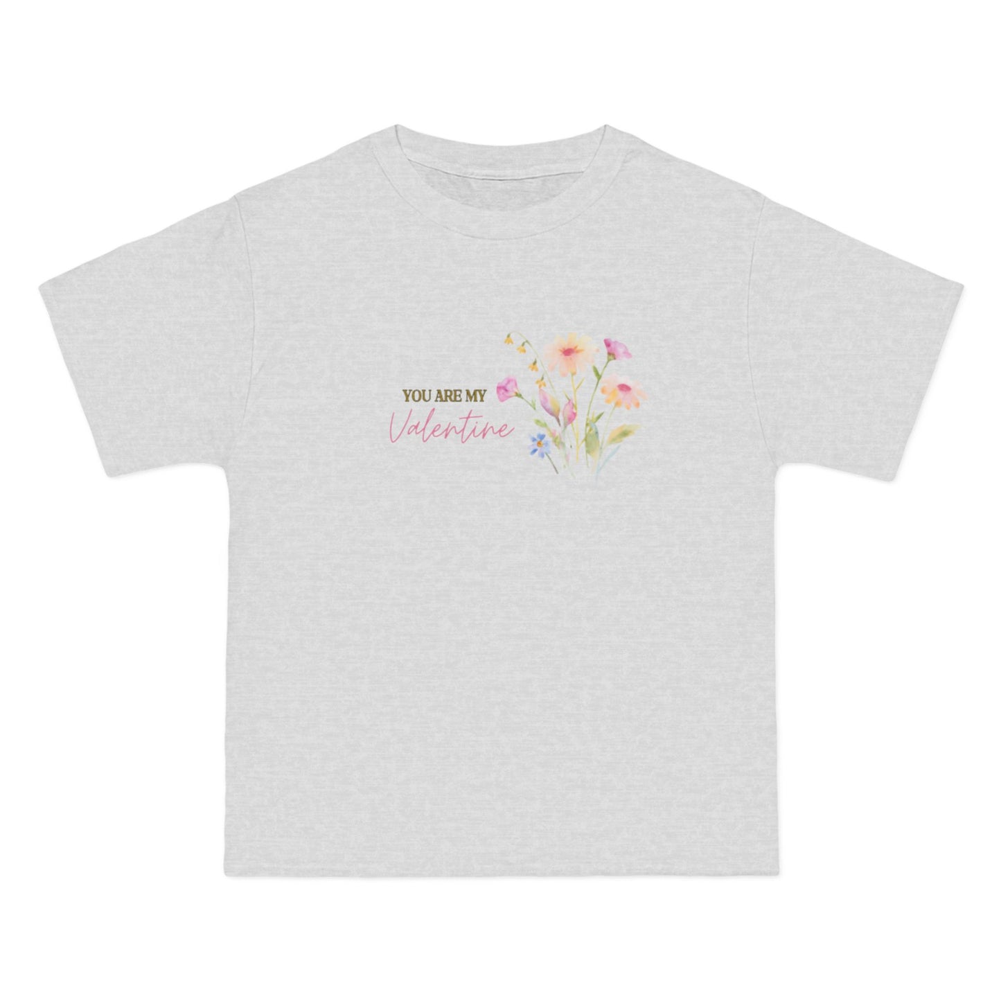 You Are My Valentine Short-Sleeve T-Shirt — Classic Plain Crewneck Tee