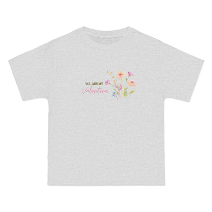 You Are My Valentine Short-Sleeve T-Shirt — Classic Plain Crewneck Tee