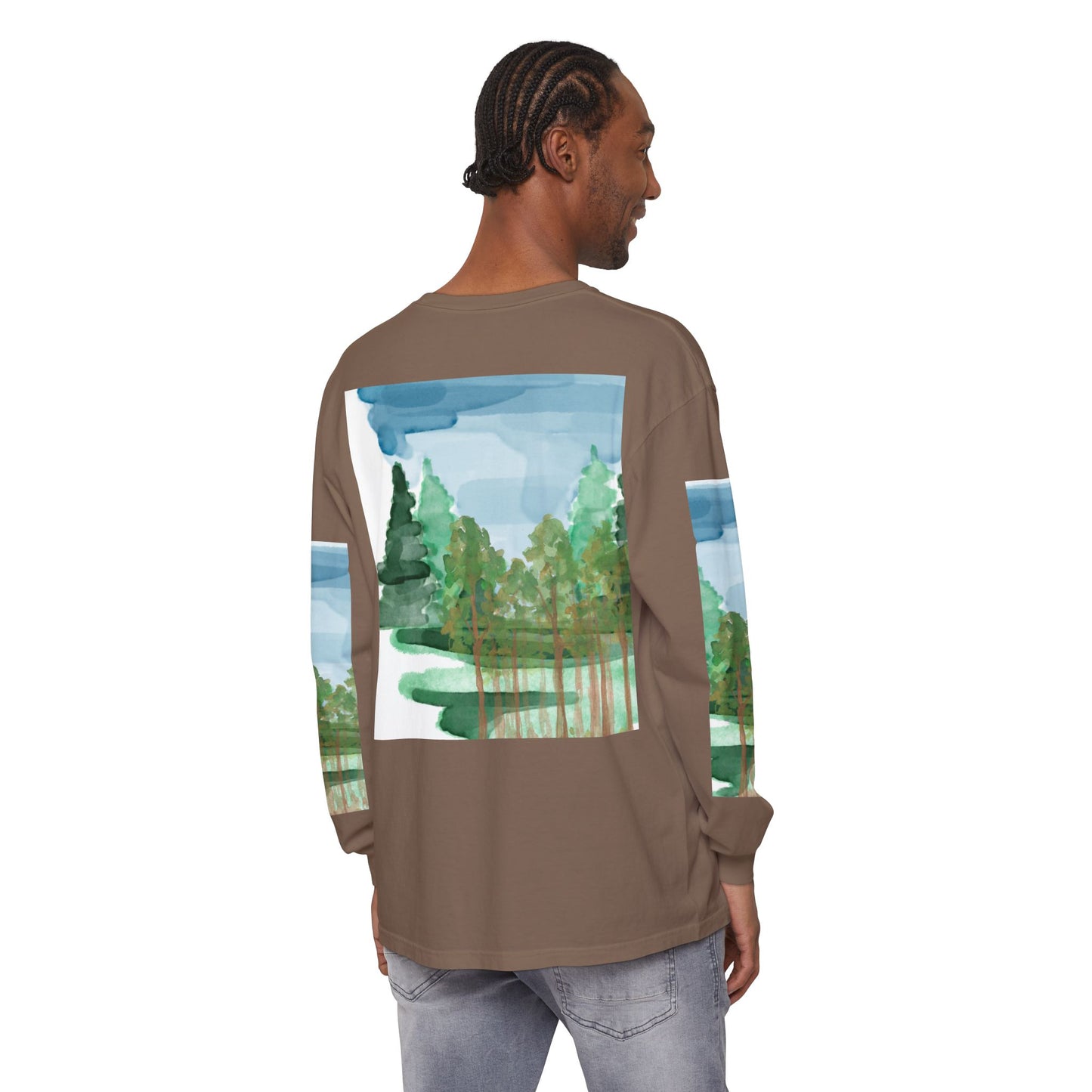 Dad Time Long Sleeve Tee — Father & Kids Nature Camp Shirt