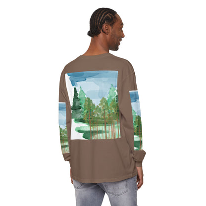 Dad Time Long Sleeve Tee — Father & Kids Nature Camp Shirt