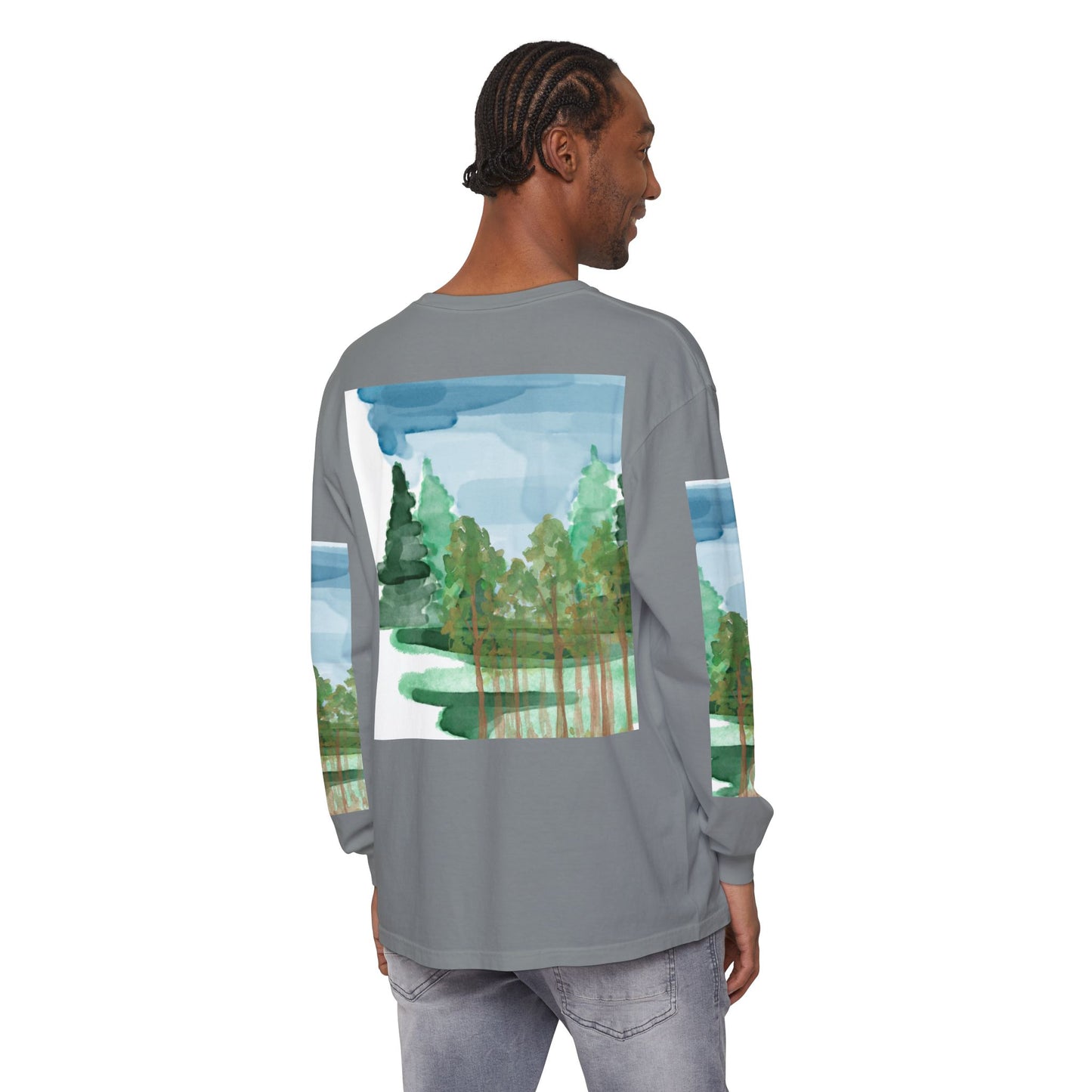 Dad Time Long Sleeve Tee — Father & Kids Nature Camp Shirt
