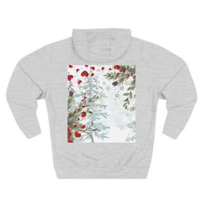 Her Heart Winter Hoodie — Feminine Resilience Fleece Hoodie