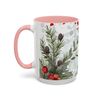 Mug — 'Her Heart' Inspirational Winter Coffee Mug (Accent, 11/15oz)
