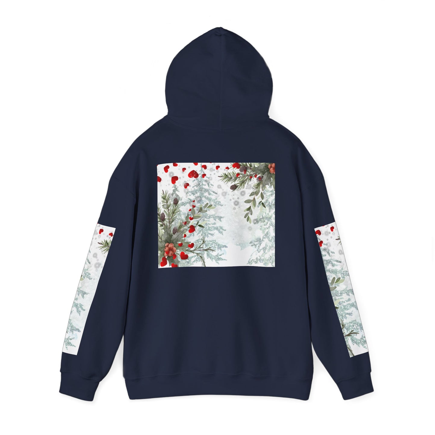 'Her Heart' Floral Winter Holiday Pullover
