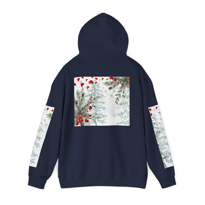 'Her Heart' Floral Winter Holiday Pullover