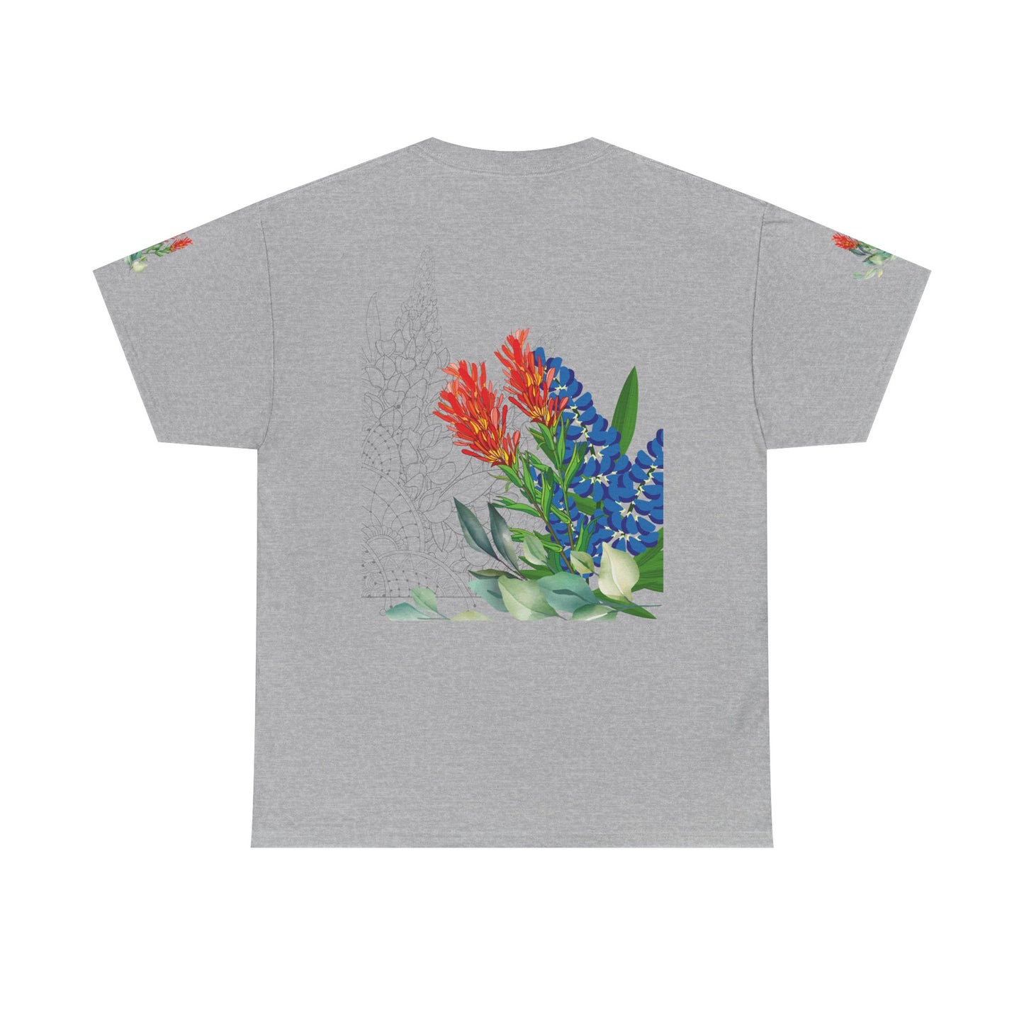 Floral Love Happens Unisex Heavy Cotton Tee