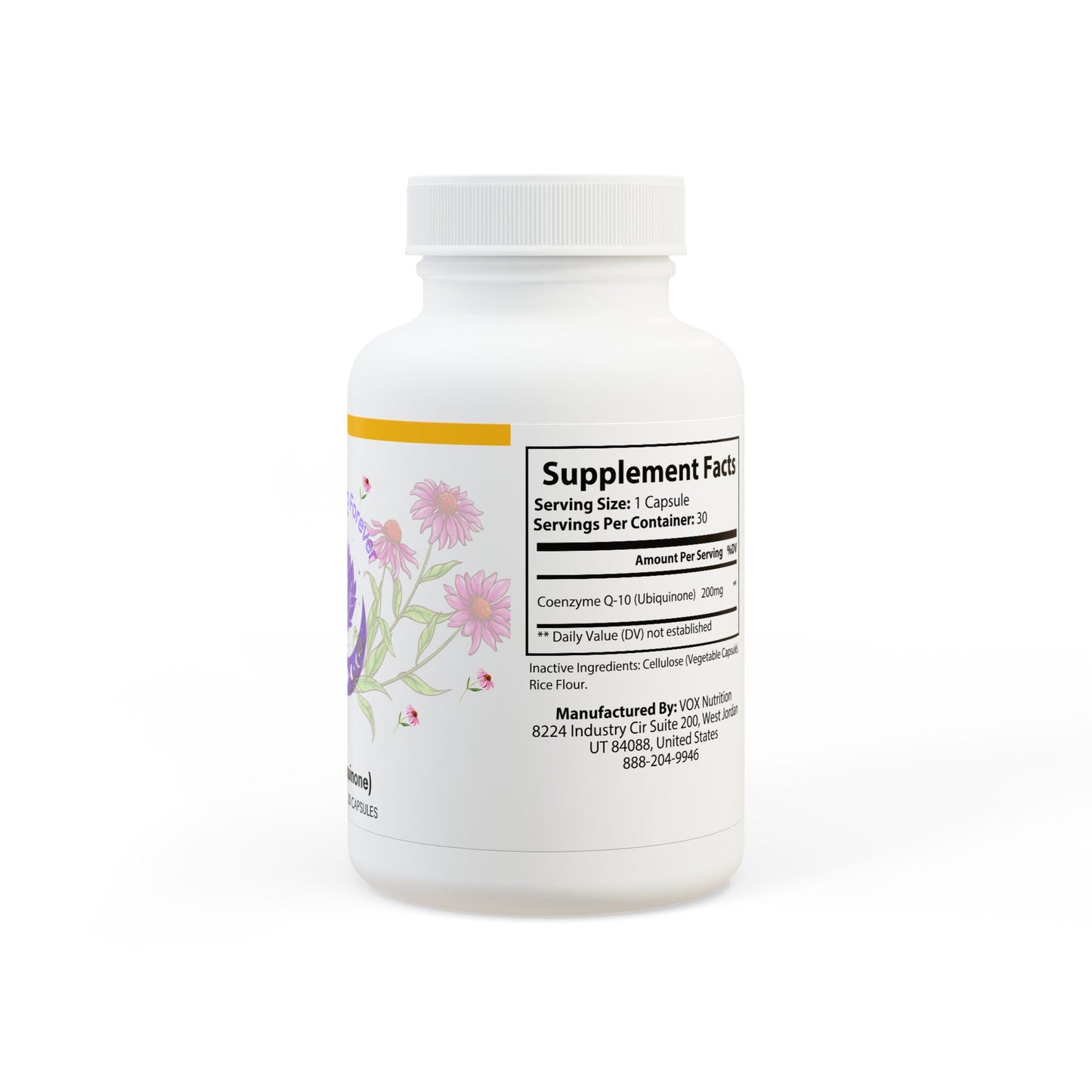 Ubiquinol  Supplement for Heart Health, Energy, Headaches, Fatigue & Fibromyalgia